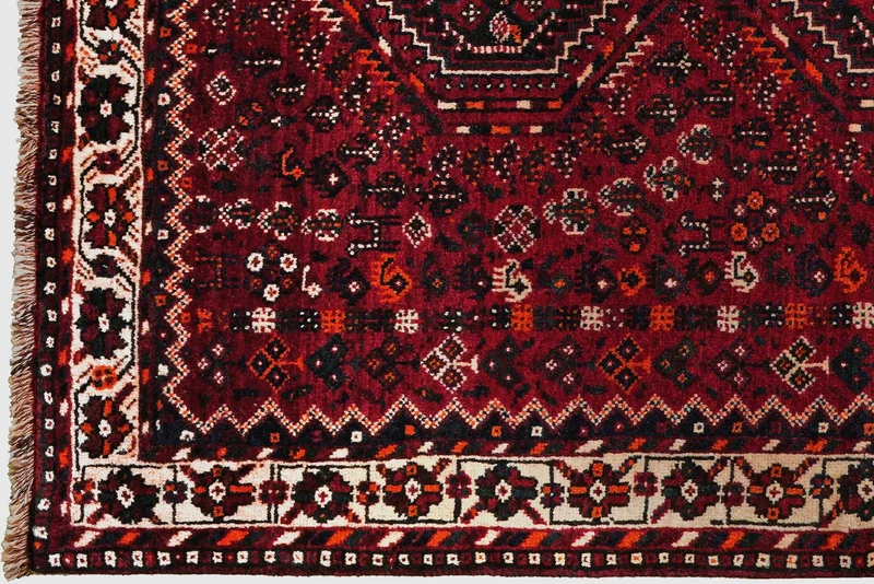 Gashgai · Handgeknüpft – Rot, 210x162 cm