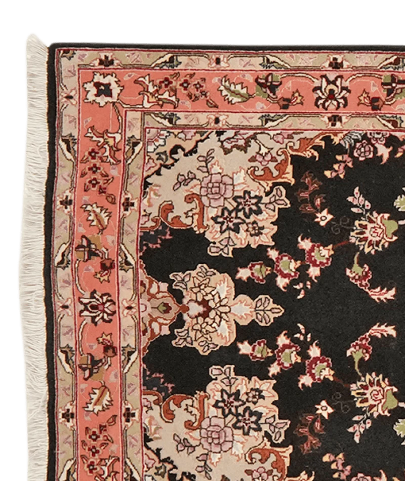Tabriz 50 Raj · Handgeknüpft – Blau, 220x79 cm