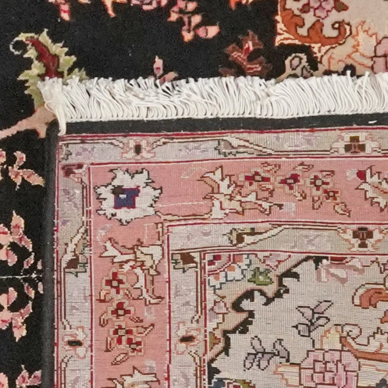 Tabriz 50 Raj · Handgeknüpft – Blau, 220x79 cm