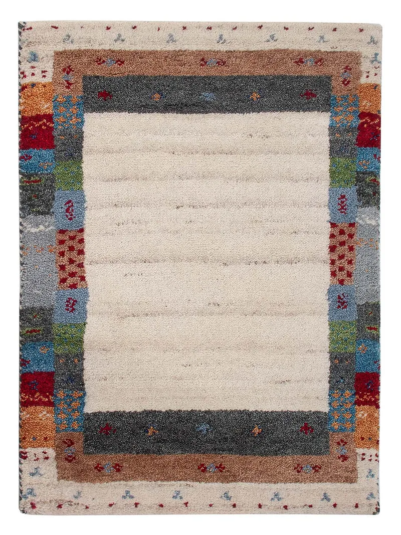 Gabbeh Teppich Indus 60x90cm - Wollteppich