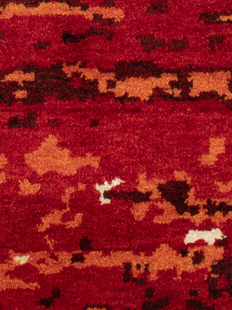 Gabbeh Teppich Indus 60x90cm - Wollteppich - rot
