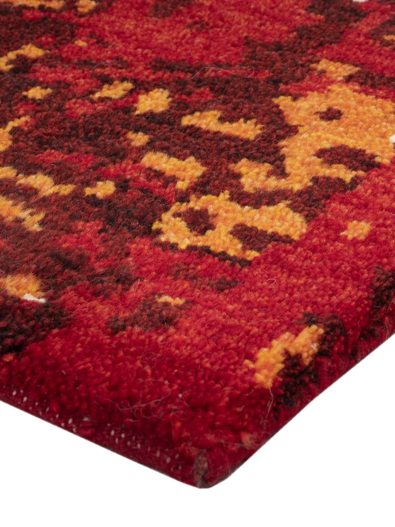 Gabbeh Teppich Indus 60x90cm - Wollteppich - rot
