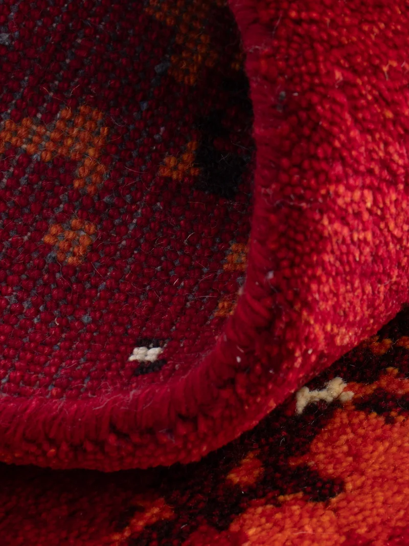 Gabbeh Teppich Indus 60x90cm - Wollteppich - rot