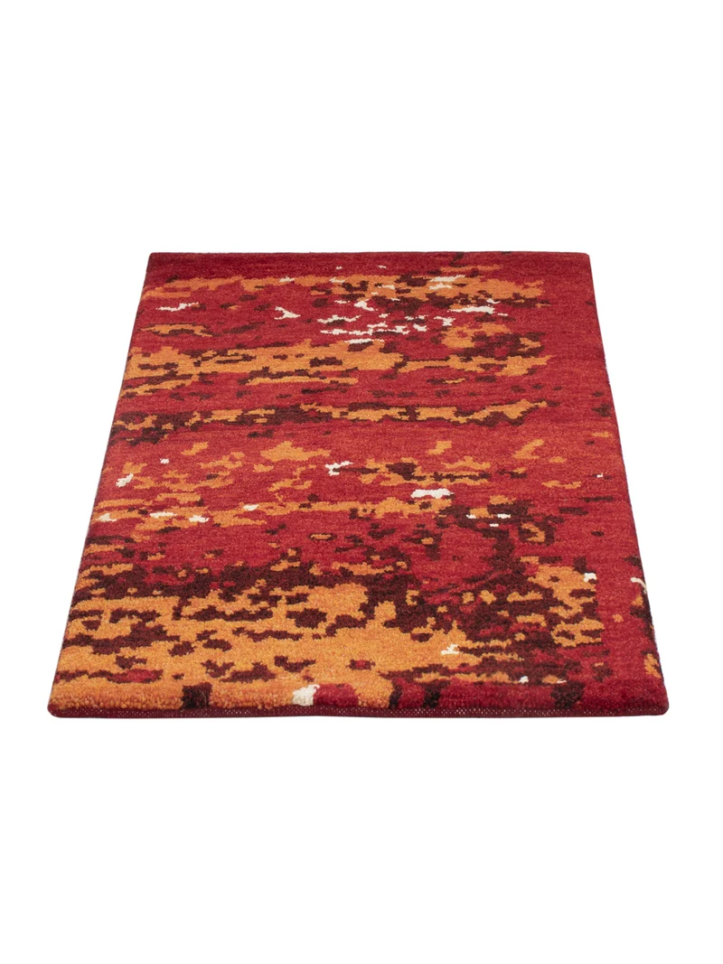 Gabbeh Teppich Indus 60x90cm - Wollteppich - rot