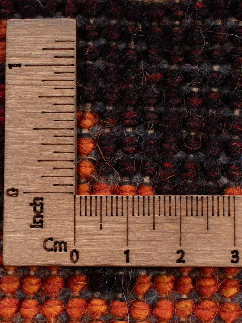 Gabbeh Teppich Indus 60x90cm - Wollteppich - rot