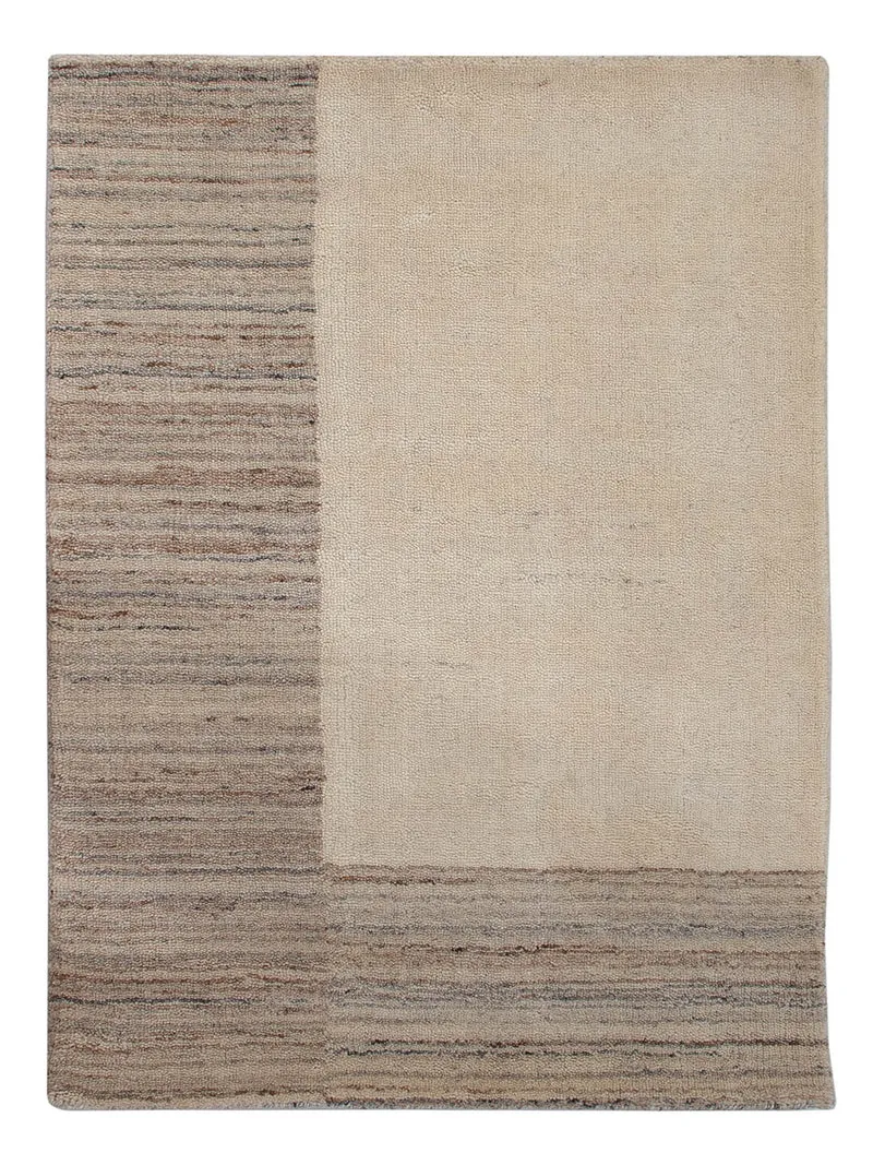 Loribaft Loom Teppich 60x90cm - Wollteppich - beige