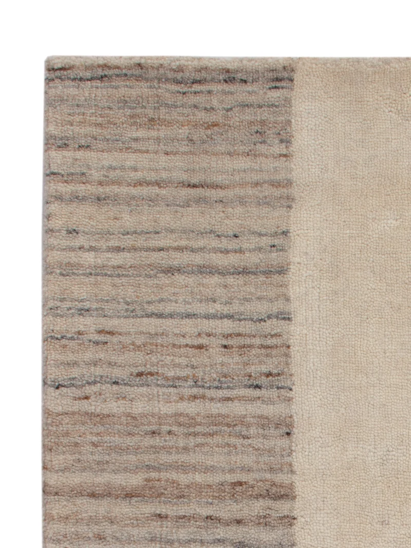 Loribaft Loom Teppich 60x90cm - Wollteppich - beige