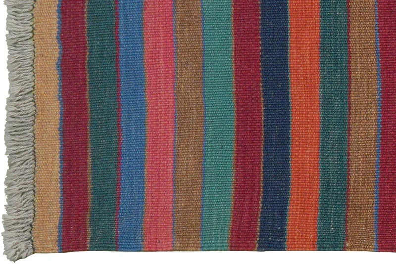 Kelim Gashgai · Handgewebt – Bunt, 200x58 cm