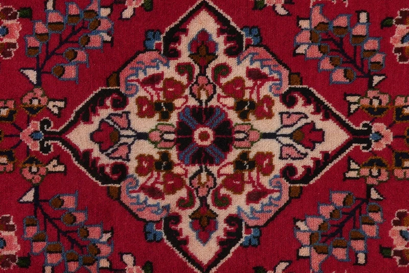 Lilian · Handgeknüpft – Rot, 126x70 cm
