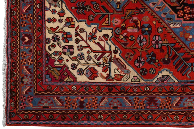 Nahavand · Handgeknüpft – Rot, 244x160 cm