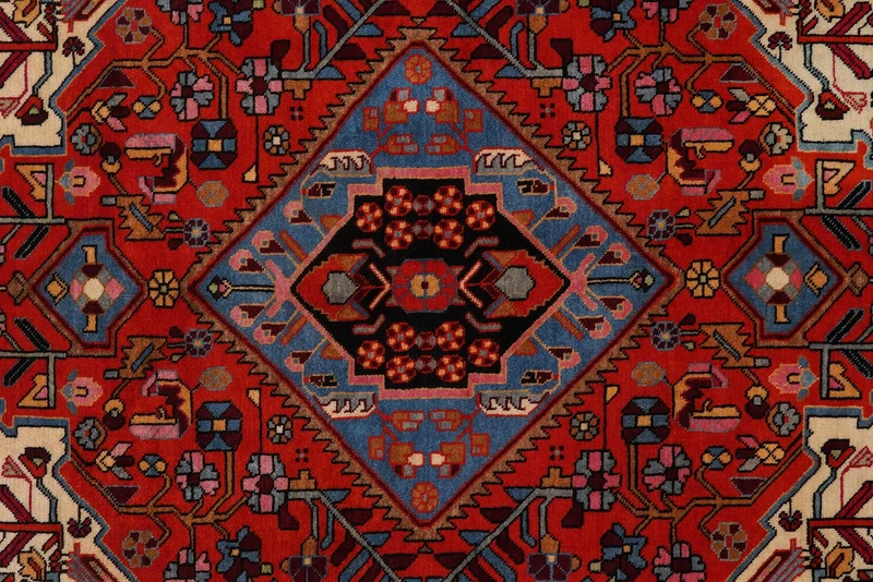 Nahavand · Handgeknüpft – Rot, 244x160 cm