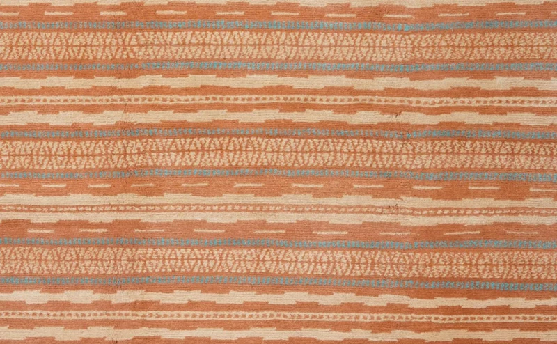 Nepal · Handgeknüpft – Orange, 253x202 cm