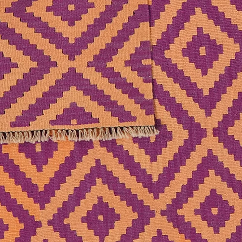 Kelim Gashgai · Handgewebt – Violett, 180x119 cm