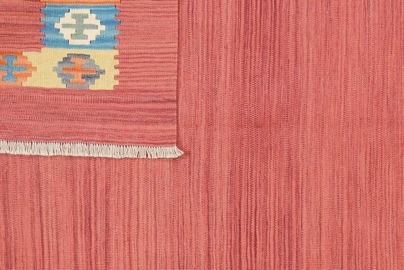 Kelim Gashgai · Handgewebt – Rot, 201x151 cm