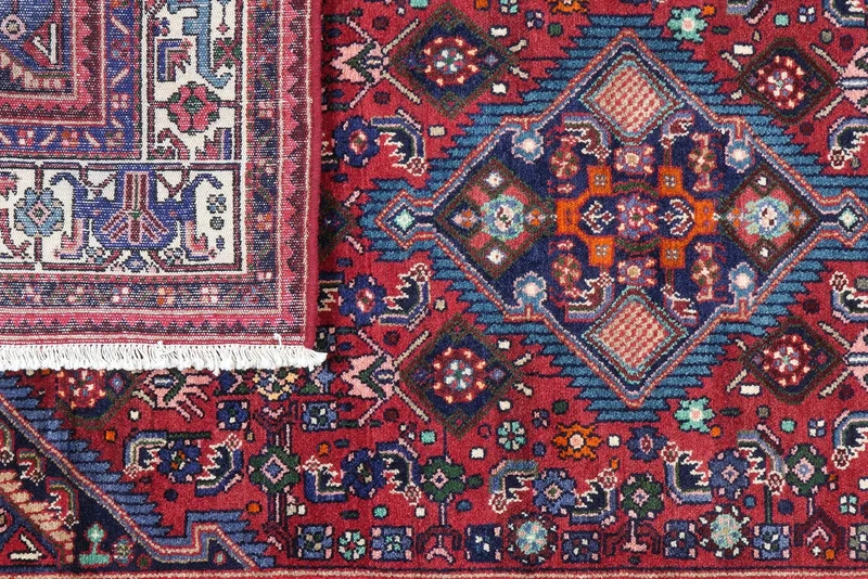 Assadabad · Handgeknüpft – Rot, 214x121 cm