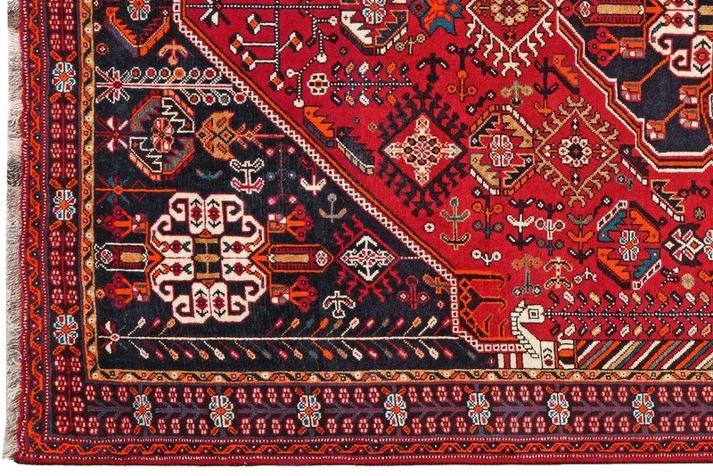 Gashgai · Handgeknüpft – Rot, 244x162 cm
