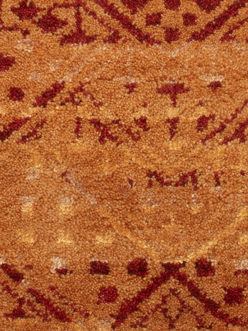 Gabbeh Teppich Indus 60x90cm - Wollteppich - rost