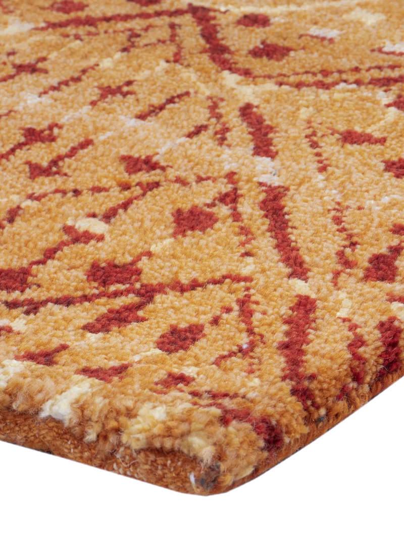 Gabbeh Teppich Indus 60x90cm - Wollteppich - rost