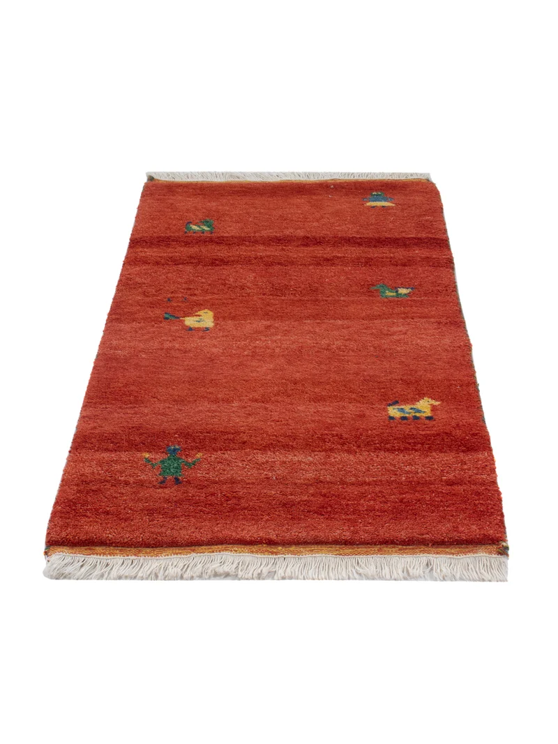 Gabbeh Teppich - Indus - 70 x 140 cm - rost