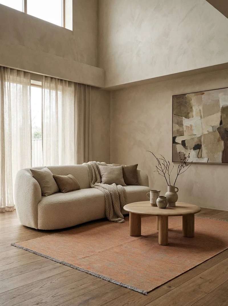 Kelim Gashgai · Handgewebt – Orange, 202x146 cm
