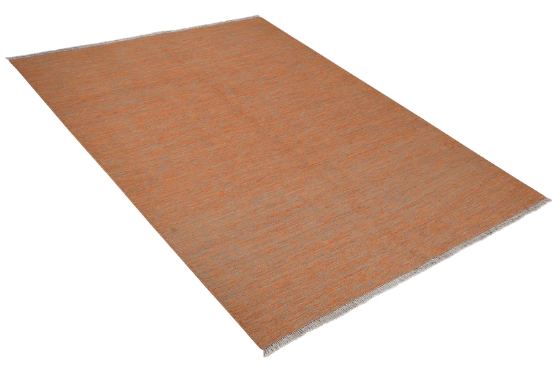 Kelim Gashgai · Handgewebt – Orange, 202x146 cm