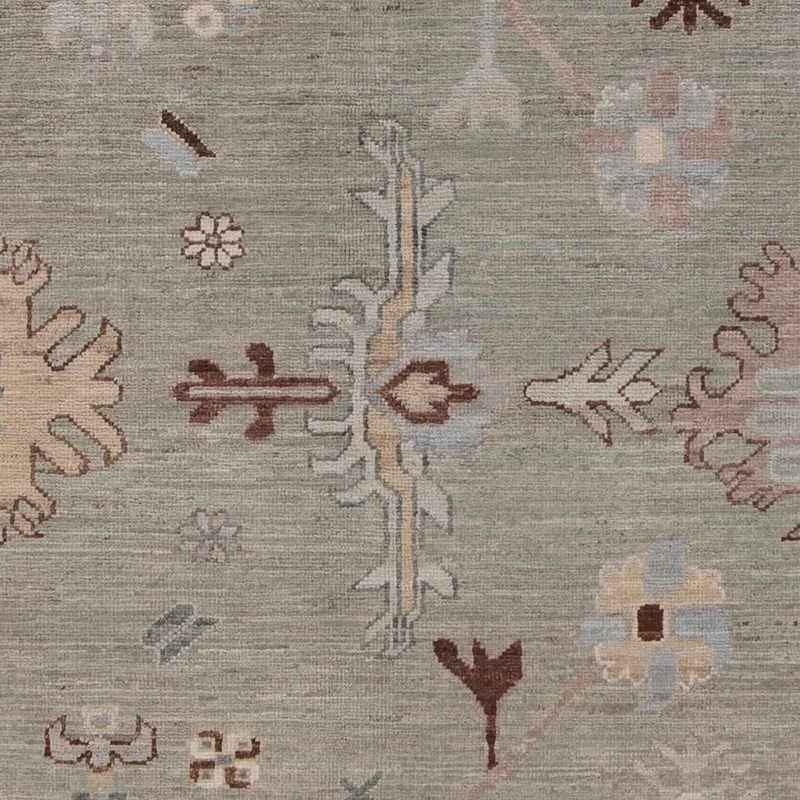 Usak Teppich 174x246cm - Orientteppich - grau