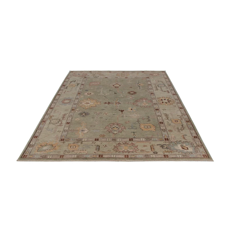 Usak Teppich 174x246cm - Orientteppich - grau