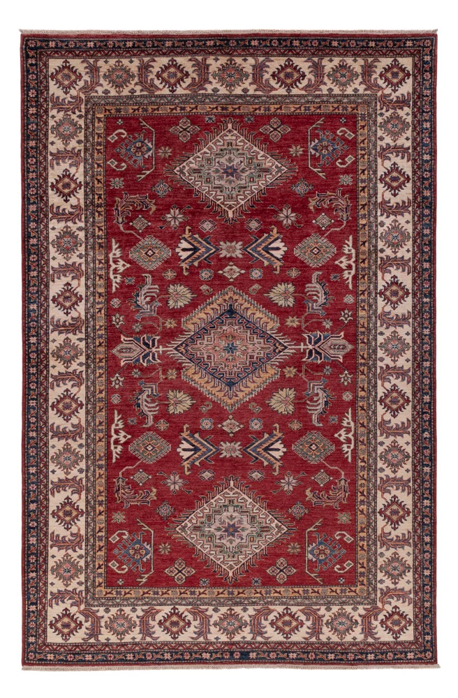 Kazak Teppich 202x303cm - Orientteppich - rot