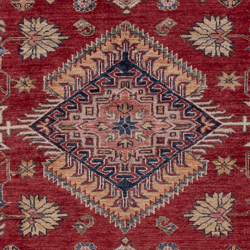 Kazak Teppich 202x303cm - Orientteppich - rot