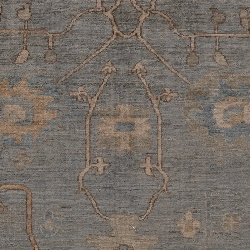 Usak Teppich 172x239cm - Orientteppich - grau