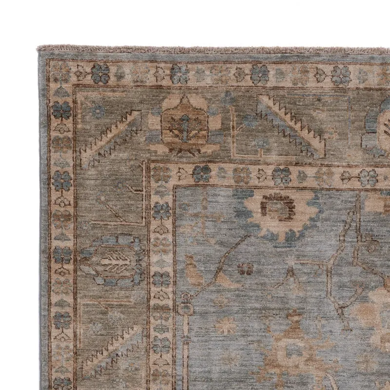 Usak Teppich 172x239cm - Orientteppich - grau