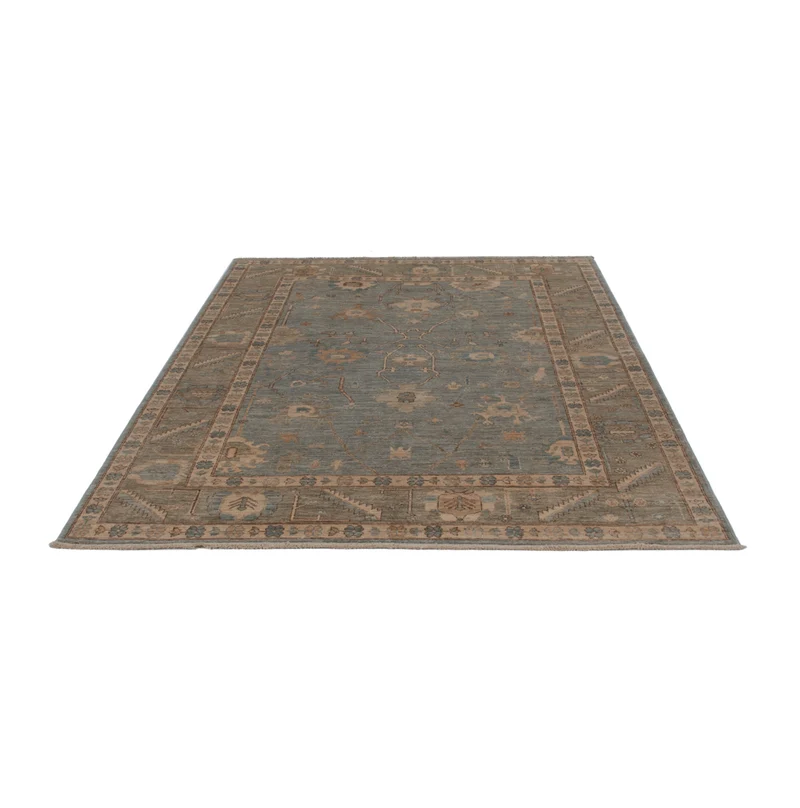 Usak Teppich 172x239cm - Orientteppich - grau
