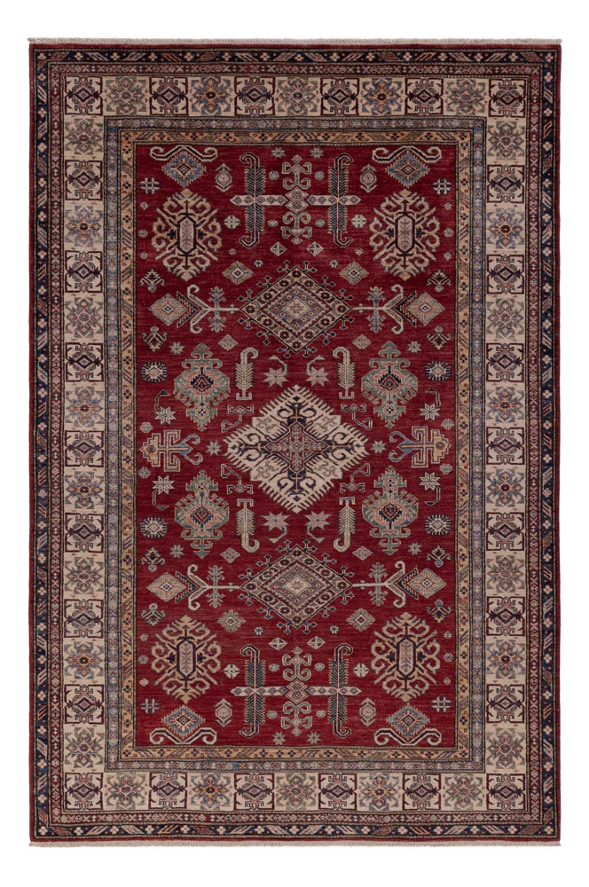 Kazak Teppich 202x300cm - Orientteppich - rot