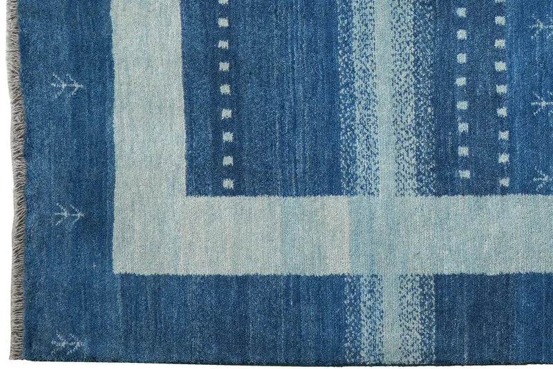 Gabbeh Sonnat · Handgeknüpft – Blau, 200x153 cm