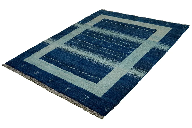 Gabbeh Sonnat · Handgeknüpft – Blau, 200x153 cm
