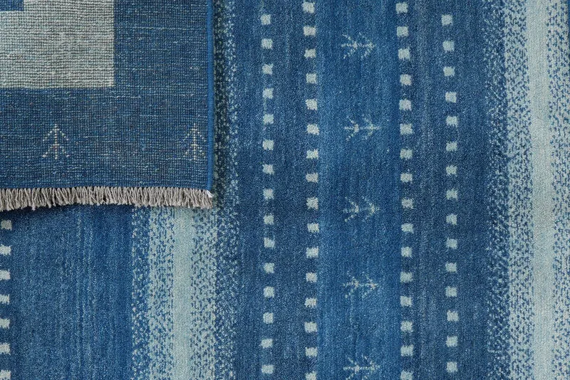 Gabbeh Sonnat · Handgeknüpft – Blau, 200x153 cm