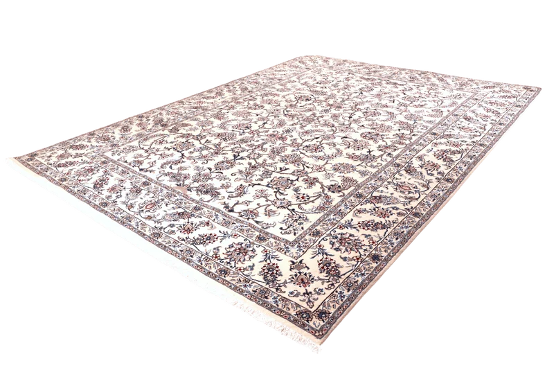 Nain 12La · Handgeknüpft – Beige, 350x245 cm