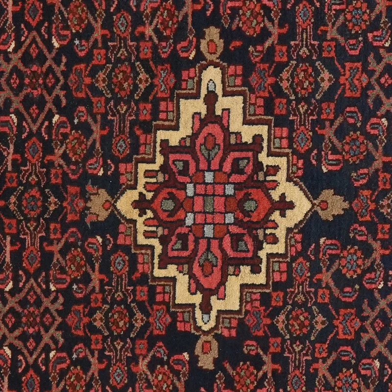 Indjelass · Handgeknüpft – Blau, 210x140 cm