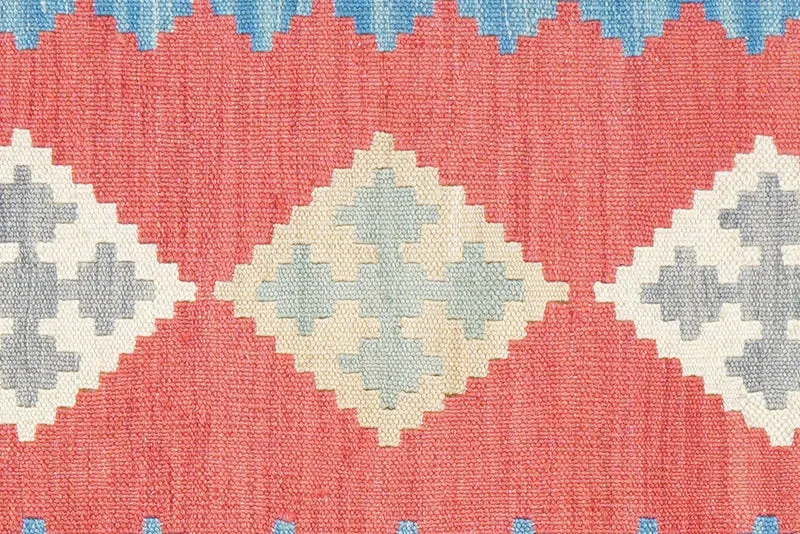 Kelim Gashgai · Handgewebt – Rot, 189x60 cm