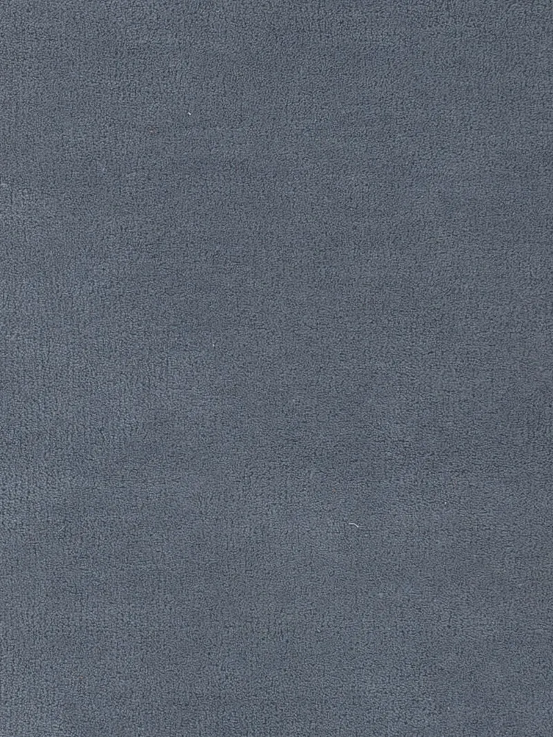 Wollteppich 80x150cm - petrolblau