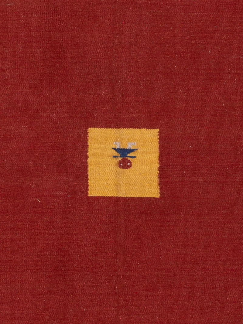 Kelim Modern Teppich 140x200cm - rot