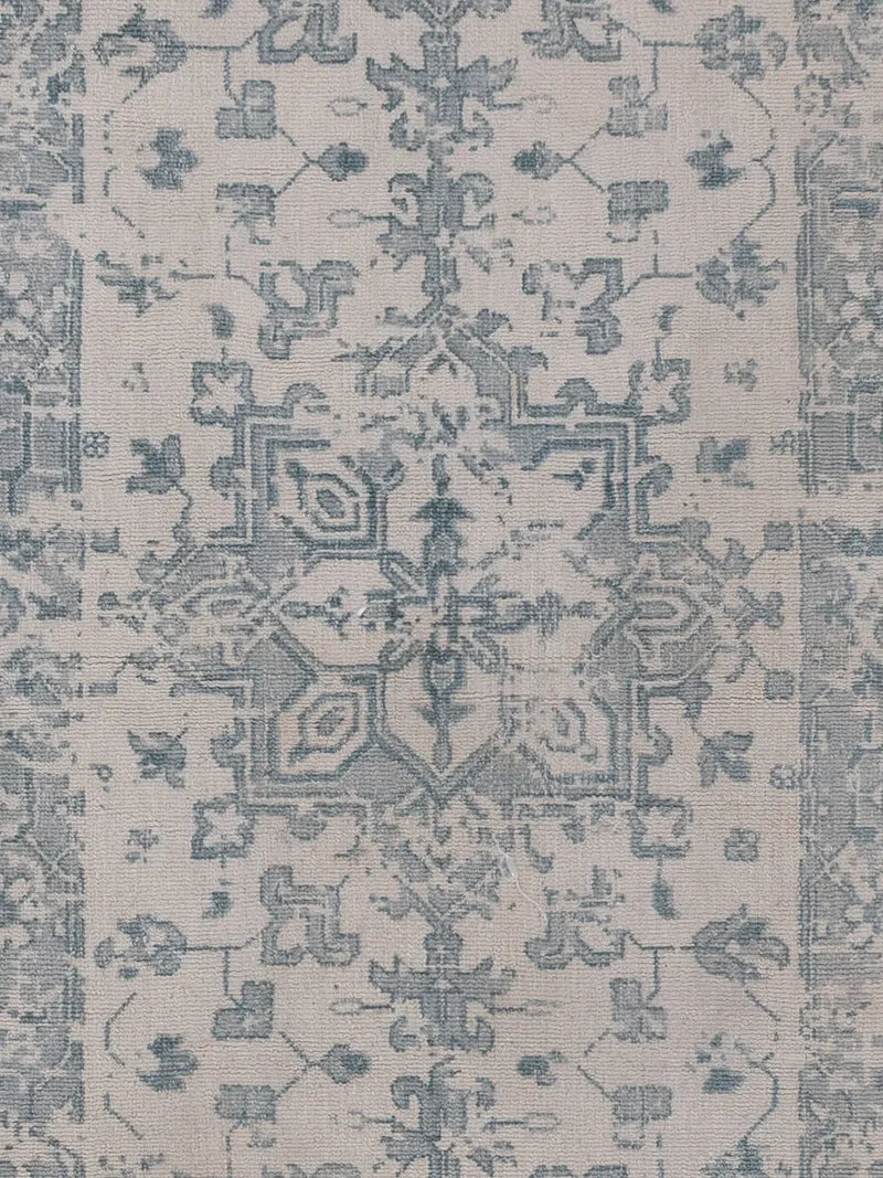 Viskose Teppich 80x240cm - türkis