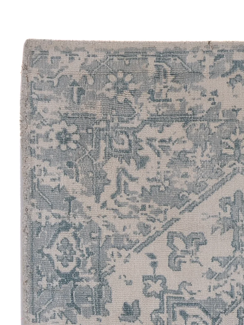 Viskose Teppich 80x240cm - türkis