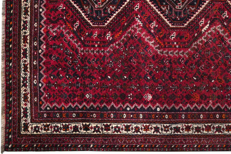 Shiraz · Handgeknüpft – Rot, 304x214 cm