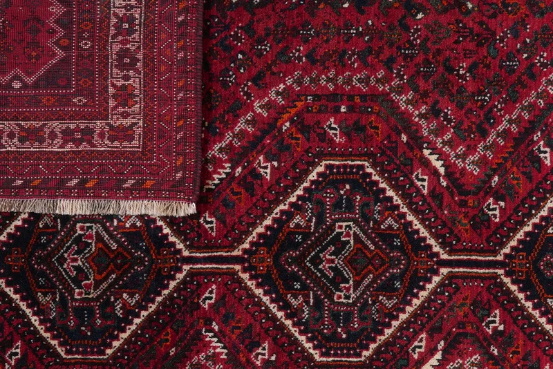 Shiraz · Handgeknüpft – Rot, 304x214 cm