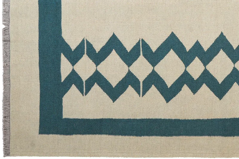 Kelim Gashgai · Handgewebt – Beige, 198x146 cm
