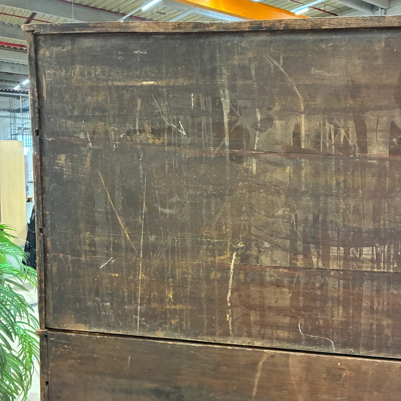 Schrägklappensekretär Antik 18. Jh. Eiche Sekretär Schreibschrank Holz Gebraucht