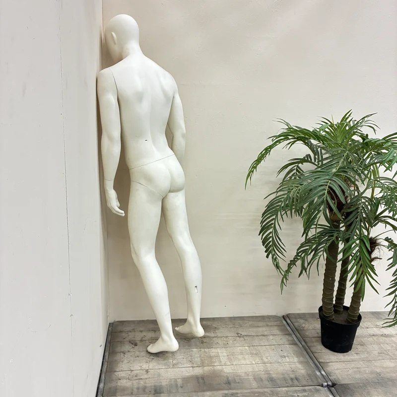 Schaufensterpuppe Männlich Weiß Abstract Schneiderbüste Mannequin Gebraucht