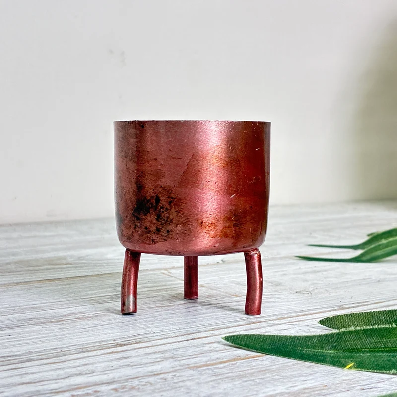 DK Dobra Teelichthalter Kupfer Metallic Metall Deko