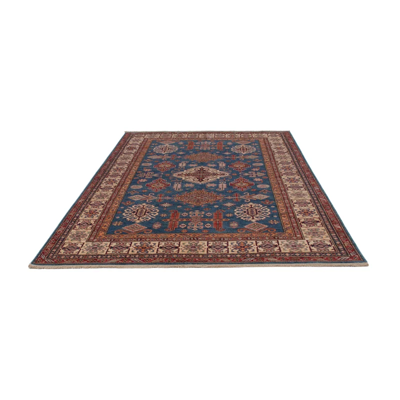 Kazak Teppich 202x295cm - Orientteppich - blau